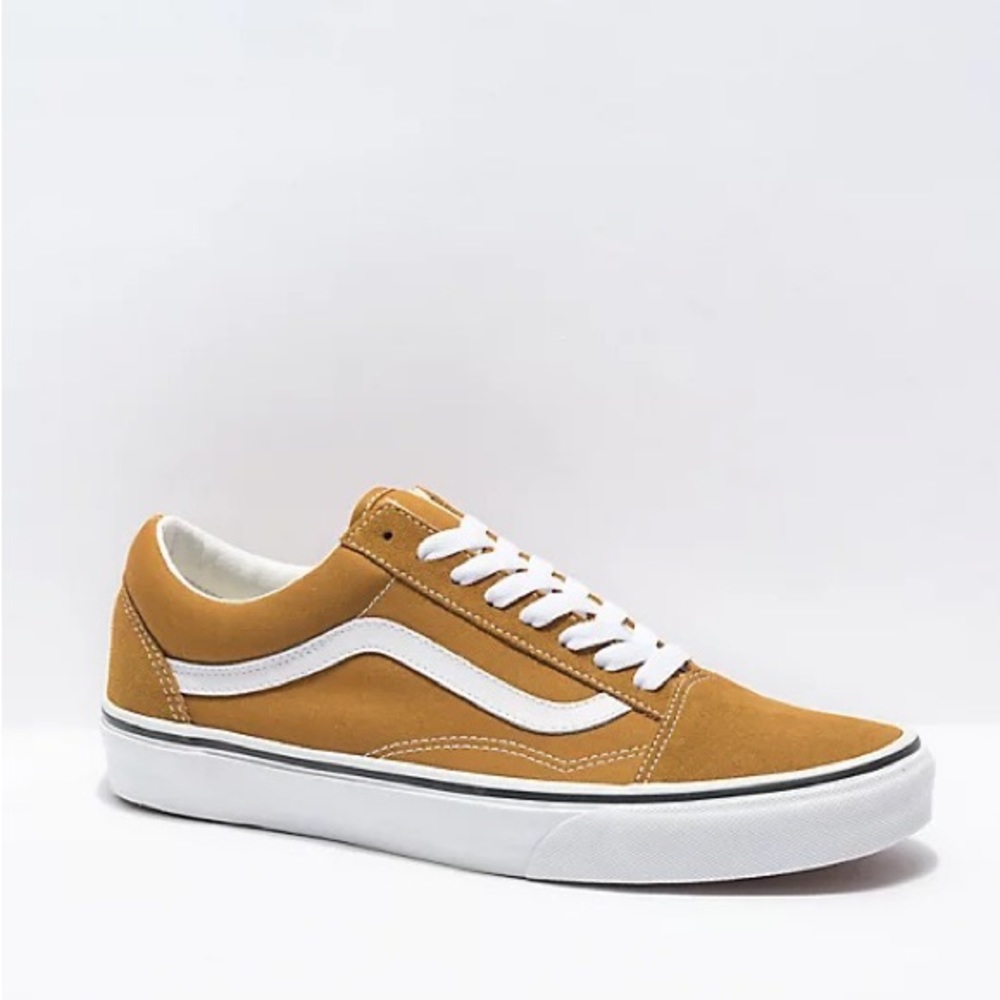 Old Skool Golden Brown/True White Vans